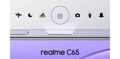 Un teaser del C65. (Fonte: Realme)