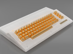 Un'immagine renderizzata del Commodore 64C Ultimate Founders Edition, ancora da rilasciare