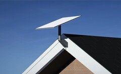 Montaggio a parete dell&#039;antenna Starlink Standard Kit. (Fonte: SpaceX)