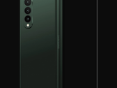 Il Galaxy Z Fold 3 sarà disponibile in tre colori, compreso il verde. (Fonte: dbrand)