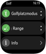 La modalità golf completa del Watch Fit 4 Pro