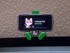 Il WebScreen ha un display AMOLED da 2 pollici. (Fonte immagine: nishad2m8 / YouTube)