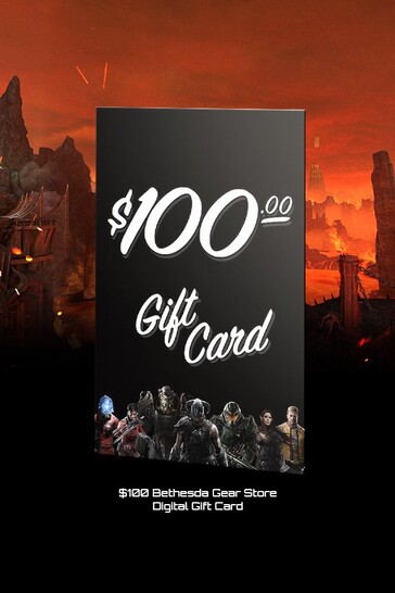 100 dollari di credito del Bethesda Store (immagine via Bethesda)