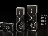 Una fotografia delle schede video da gioco GeForce RTX 30 ci rivela le dimensioni effettive