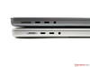 MacBook Pro 16 2021 (in basso) vs. MacBook Pro 14 2021 (in alto)