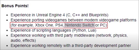 Post del 2019 con "Nintendo Switch". (Fonte immagine: via Doctre81)