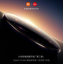 Lo Xiaomi 13 Ultra si preannuncia come un concentrato di fotocamera (fonte: Xiaomi)