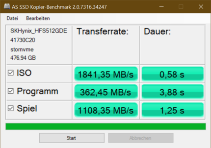 Benchmark di copia