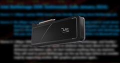Le schede discrete Arc Alchemist di fascia media, come la Arc A750, hanno debuttato nell&#039;ottobre 2022. (Fonte: Intel/Moore&#039;s Law Is Dead/edito)