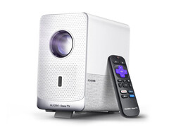 Aurzen Eazze D1R Cube viene fornito con un telecomando Roku TV. (Fonte: Aurzen)