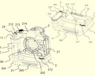 Impugnatura di raffreddamento attiva per fotocamere mirrorless Canon (Fonte: Japan Patent Platform)