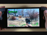 Uno screenshot di Fallout 4 in esecuzione su un Nintendo Switch 2
