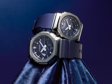 I modelli GM-2110SH-2A e GM-S2110SH-2A blu navy evocano il profondo cielo notturno. (Fonte: Casio)