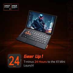 ONEXPLAYER X1 Mini può essere utilizzato come un grande palmare da gioco o come un mini computer portatile. (Fonte: One-Netbook)