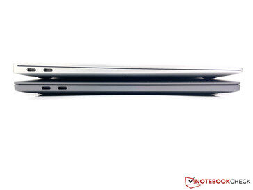 MacBook Pro 13 (in basso) vs. MacBook Air (in alto)