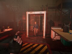 Ispezione di una persona in Quarantine Zone: The Last Check. (Fonte immagine: Brigada Games)