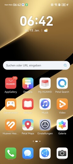 Huawei Pura 80 Ultra: Homescreen