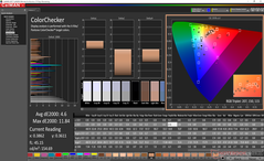 ColorChecker prima della calibrazione