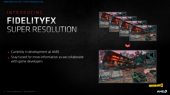 La &quot;Gaming Super Resolution&quot; di AMD potrebbe offrire ai giocatori Radeon un&#039;alternativa per alleviare il colpo dell&#039;abilitazione del ray-tracing (fonte: AMD)