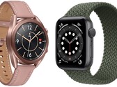 Il monitoraggio del glucosio potrebbe arrivare sui futuri smartwatches di Samsung e Apple. (Fonte: Samsung Galaxy Watch 3/Apple Watch Series 6).