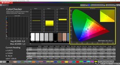 CalMAN ColorChecker calibrato