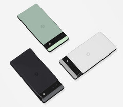 Google continua a proporre il Pixel 6a in tre opzioni di colore. (Fonte: Google)