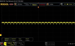 PWM al 25% di luminosità del display