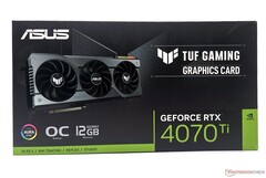 Asus TUF Gaming GeForce RTX 4070 Ti viene venduto al prezzo di 850 dollari. (Fonte: Notebookcheck)