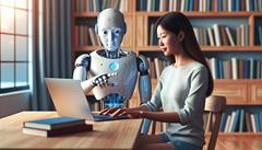 L'AI può aiutare gli esseri umani a creare contenuti migliori? (Fonte: NBC via DallE 3)