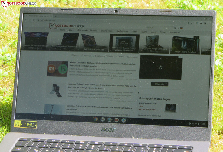 Il sito Chromebook all'aperto.