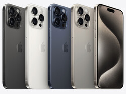 Le varianti di colore di Apple iPhone 15 Pro Max (immagine: Apple)