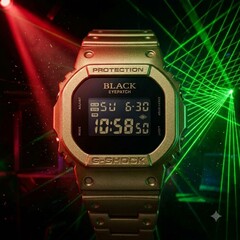 Il modello Casio G-Shock DW-5600BEP-9, frutto della collaborazione con BlackEyePatch