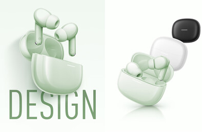 Design e opzioni di colore degli auricolari