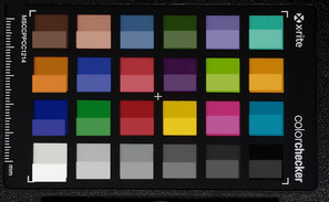 ColorChecker: Il colore di riferimento viene visualizzato nella metà inferiore di ciascuna area di colore