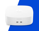 Il nuovo OmniDesk Mini è disponibile con processore fino al Core 5 320. Nell’immagine: una foto promozionale che mostra la parte anteriore del mini PC.
