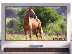 Il TV laser Hisense 100L5H ha una luminosità fino a 2.700 lumen. (Fonte: Hisense)