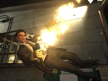 Nella foto: Uno screenshot del gameplay di Max Payne 2: La caduta di Max Payne.