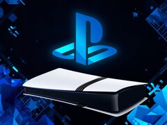 Banner per la console PS5 Pro con logo PlayStation visibile