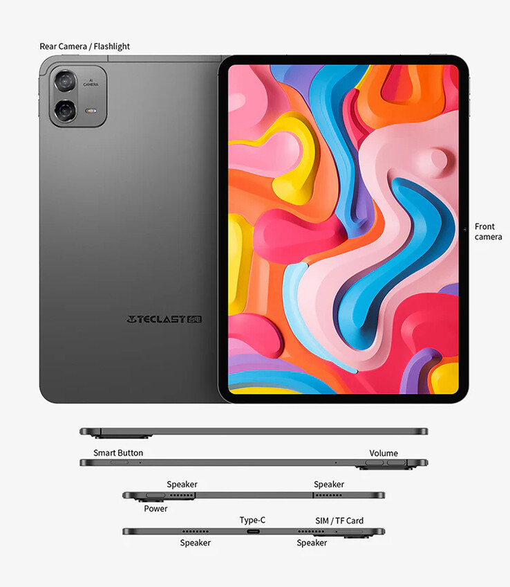 L'ArtPad Air può ricaricare lo stilo T-Pen di Teclast in modo induttivo. (Fonte: Teclast)