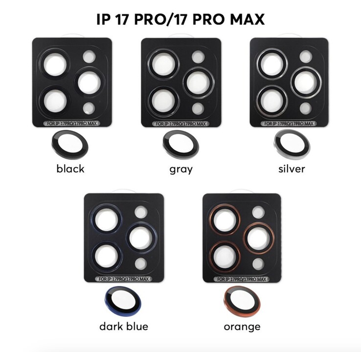 Gli smartphone iPhone 17 Pro e Pro Max dovrebbero arrivare con queste opzioni di colore. (Fonte: Sonny Dickson)