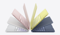 MacBook Neo in Argento, Blush, Citrus e Indigo