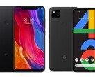 The Xiaomi Mi 8 will have to cloak itself as a Google Pixel 4a for this custom ROM. (Image source: Xiaomi/Google - edited)