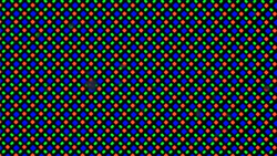 Struttura subpixel del pannello pieghevole