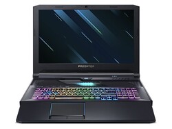 Recensione del notebook Acer Predator Helios 700. Dispositivo di test fornito da Cyberport.
