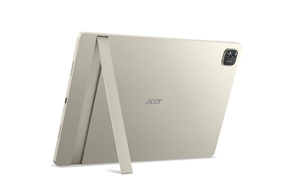 L'Acer Iconia A14 ha un cavalletto integrato. (Fonte: Acer)
