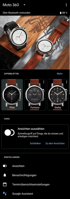 Wear OS app sullo smartphone