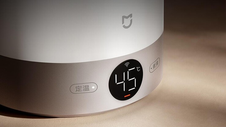 Il bollitore a temperatura costante Xiaomi Mijia 3 Pro è dotato di un display sulla base. (Fonte immagine: Xiaomi)