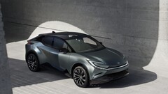 Il SUV compatto Toyota bZ Concept è dotato di un ampio display per l'infotainment. (Fonte: Toyota)