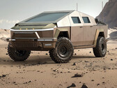 Il Cybertruck militarizzato (Fonte: Unplugged Tesla)