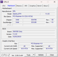 Scheda madre CPU-Z